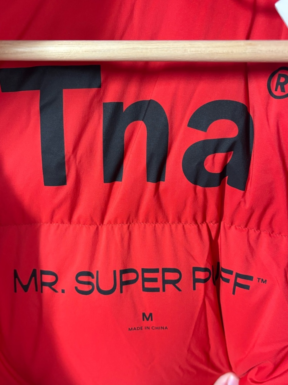 Aritzia TNA Mr. Super Puff™ Jacket – Men’s Medium – Like New – Red - Picture 2 of 15
